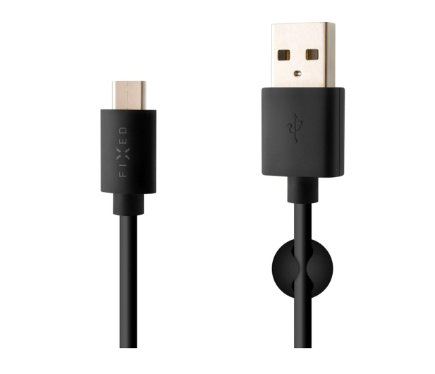 FIXED Kabel USB-A/USB-C 1m czarny FIXD-UC-BK - 1342387 - zdjęcie